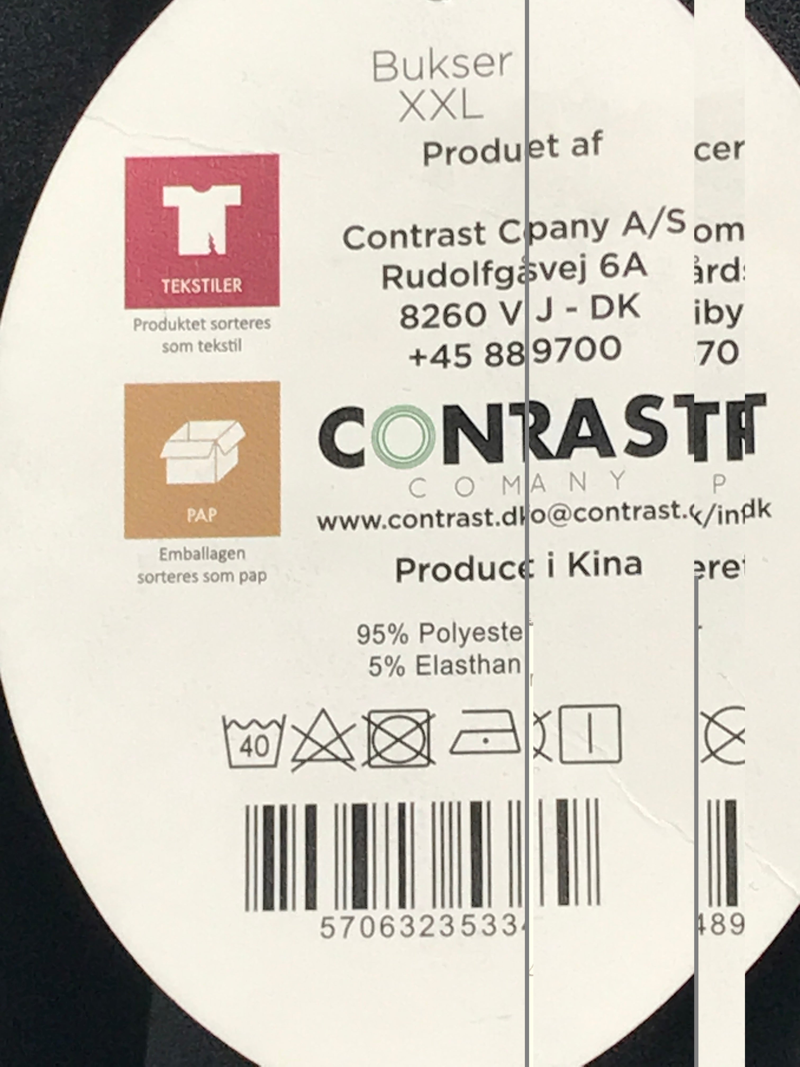 Contrasth Bukser